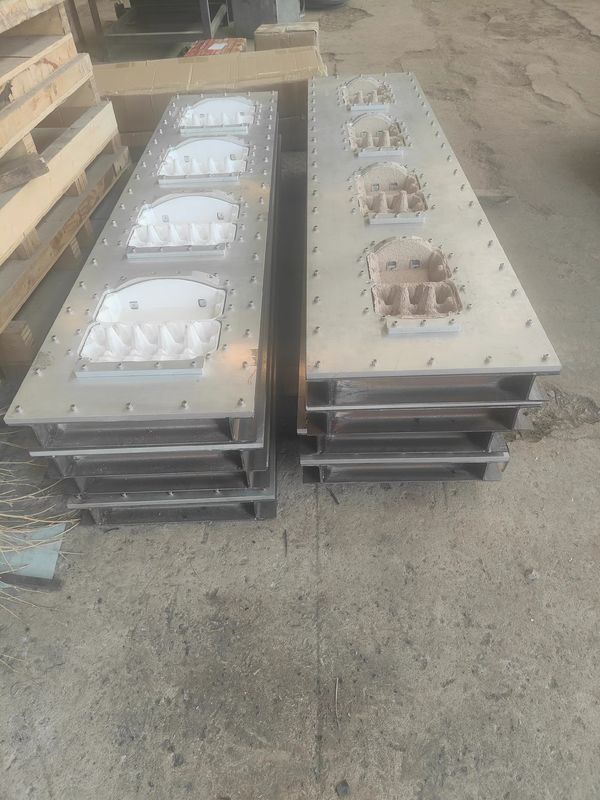 PLC Control Rotary Type Egg Carton Maker เครื่องทํากระปุกไข่ เครื่องผลิตกระปุกไข่