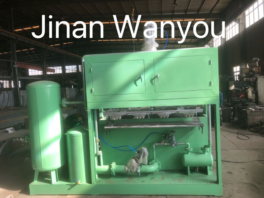1500pcs/h Egg Carton Making Machine Reciprocating Forming Type Egg Tray Machine สายการผลิตสําหรับการผลิต กระจกไข่ กระจกแอปเปิ้ล กระจกรองเท้า กระจกกระจกเด็ก และอื่น ๆ