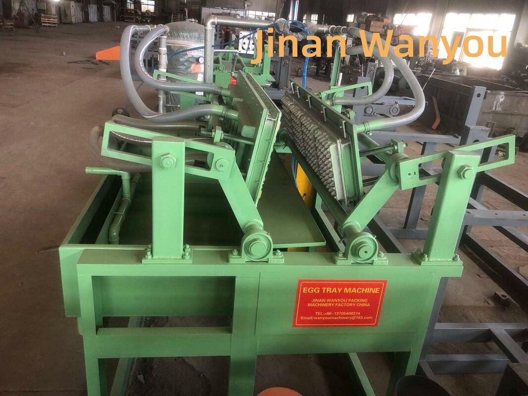 Semi Automatic Paper Egg Tray Machine with 1 by 4 Mold Configuration and Simple Structure Capable of Producing 1500 Pieces per Hour